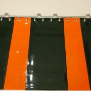 Knagerække Alu - Grøn-Orange PVC